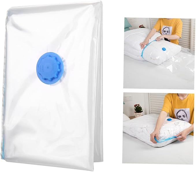 PRETYZOOM Vacuum Seal Bag Large Storage Bags for Clothes Waterproof Compression Organizer 60x80cm