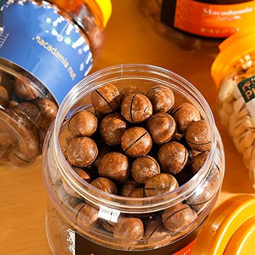 Lyellfe 4 Pack Clear Plastic Jars, Half Gallon Wide Mouth Storage Container | Leak-proof Empty Plastic Jar for Flour, Dry Goods, Cookies, Candy, Airtight Food Storage, BPA Free