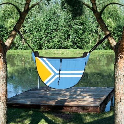 Flag of Tuva Car Seat Organizer-Backseat Storage Bag for Travel