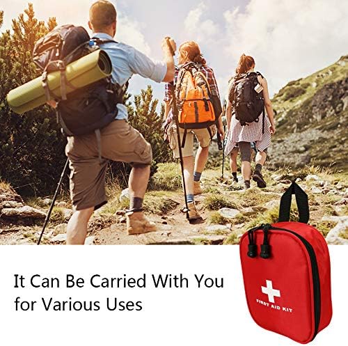 Nylon First Aid Kit Empty, Travel Empty First Aid Kit Pouch Bag for Emergency at Home, Office, Car, Outdoors, Boat, Camping, Hiking(Bag Only)