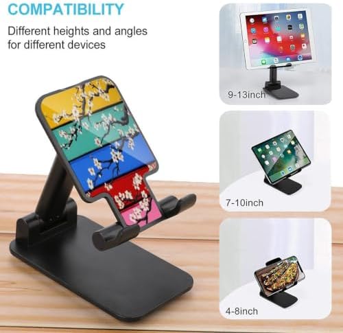 Portable Beautiful Cherry Flower Branch Blossom Art Travel Cell Phone Stand | Phone Holder, with Non Slip Base, Angle Adjustable, Comfortable Hands, Free Viewing