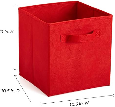 ClosetMaid 18656 Cubeicals Fabric Drawer, Red, 2-Pack