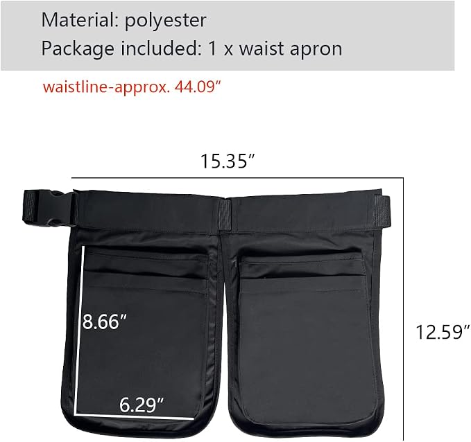 OLizee® Adjustable Waist Apron with Buckle Dog Trainer Apron Dog Trainer Clothing Waitress Apron Hair Stylist Apron
