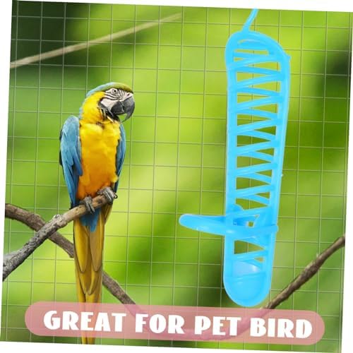 Housoutil Millet Holder Millet Holders for Birds Cage Stand Parakeet Millet for Birds Chew Toy Cage Hanging Feeder Toy Food Rack Parrot