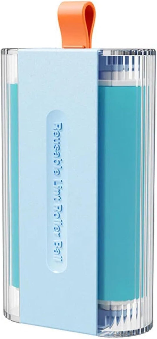 Mini Washable and Reusable Lint Roller for Clothes,Portable Sticky Roller Travel Size, Compact Pet Hair Remover and Small Lint Remover Extra Sticky