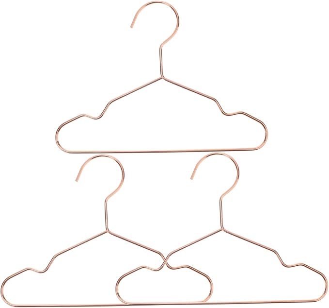 3pcs Pet Clothes Hangers Garment Storage Rack for Neat Organization Thickness for Dog and Cat Apparel