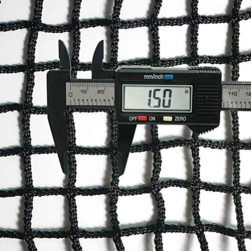 Aoneky Knotless Hay Net for Horses, Large Slow Feed Hay Bag 47 Inches, Fits 36x18x18 Square Bales, 1.5 Inch Opening, Durable Nylon Haynet Reduces Waste, Colic, Boredom, for Horses, Goats, Sheep, Pony