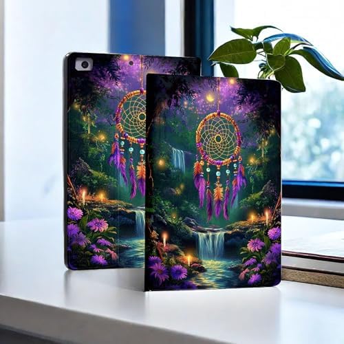 for Microsoft Surface Pro X/Pro X Plus-13 2019/2020/2021/2024 Tablet Case,Auto Wake/Sleep,Adjustable Stand Protective Cover - Dream Catcher