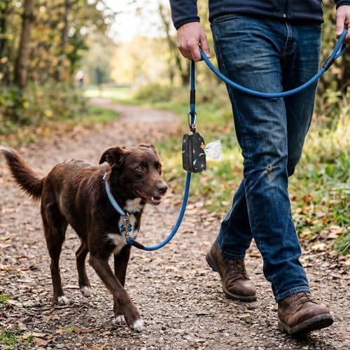 Dog Poop Bag Holder for Leashes With Zippered - Planet