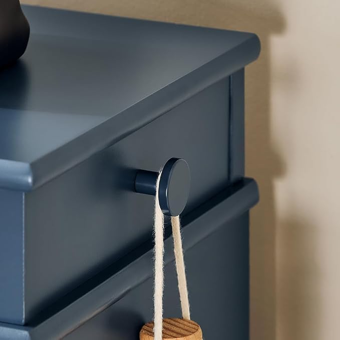 Haotian Shoe Cabinet with 4 Flip Drawers | Large Freestanding Shoe Rack, Modern Shoe Organizer for Entryway, Hallway, Entrance Navy FSR79-B