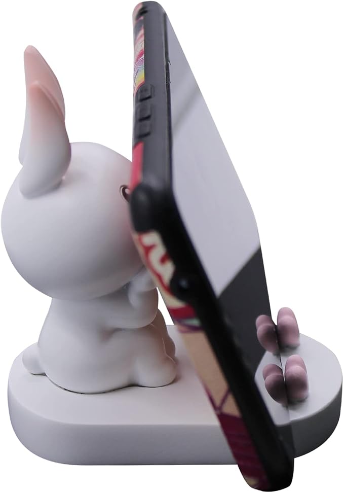 Cute Rabbit Cellphone Holder Stand Animal Smartphone Desk Stand for All Mobile Phones Bunny Phone Stand Desk Ornament