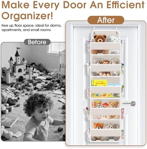 Over The Door Organizer Storage behind Door Hanging Organizer for Nursery