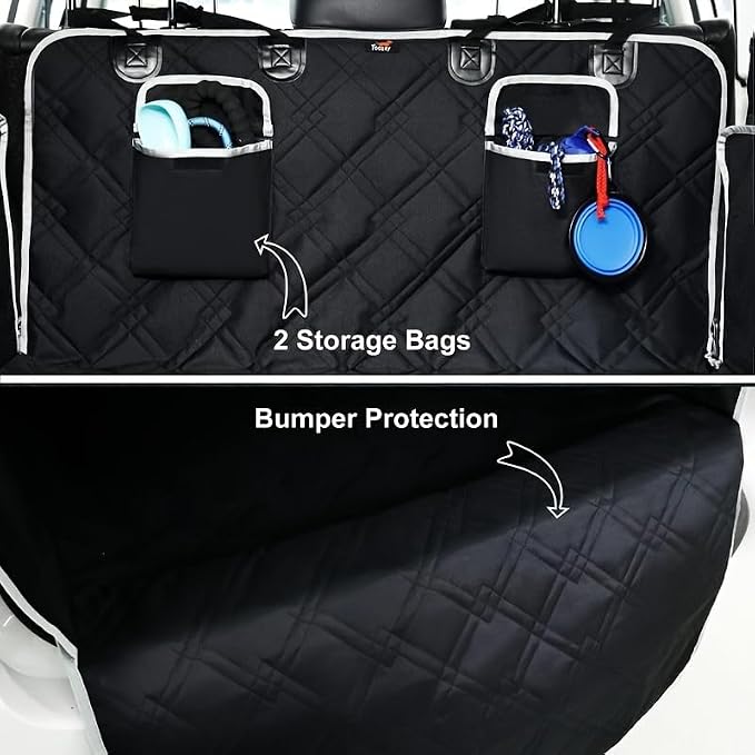 Trunk Cargo Liner for VW Caddy 4 (IV) SA I 2015-2020 | Pet Cover Waterproof Cargo Area Protector Scratchproof Shield Dog Travel Cushion Pad Interior Accessory