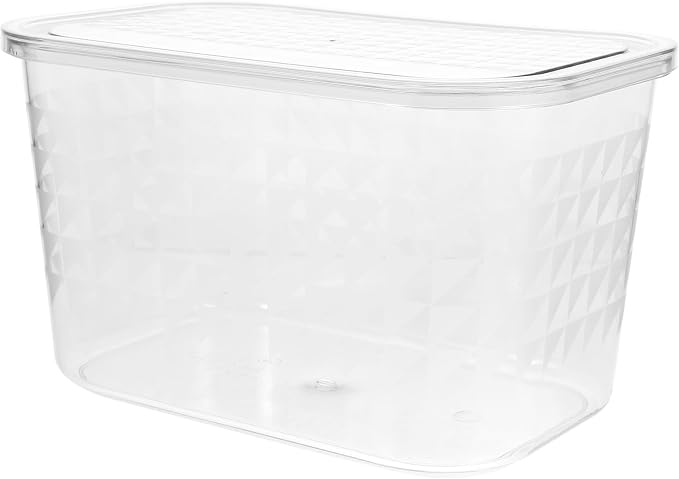 Transparent Pet Book Storage Box Organizer for Home Office Functional Storage for Books Dvds and More Craftsmanship Design