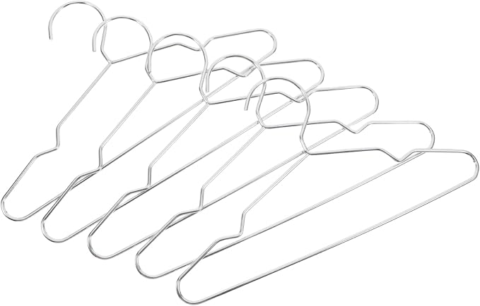 Luxshiny 10pcs Pet Hangers for Clothing Storage Versatile Steel Organizers for Pet Apparel Practical and Stylish Accessory