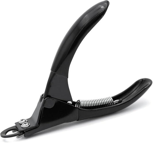 Jeffers Pet Nail Trimmer Large Hole Black – Guillotine Clippers for Dog, Cat, Puppy & Small Animal Grooming – Stainless Steel Blade, Non Slip Grip, Pet Grooming Tool for Home & Travel