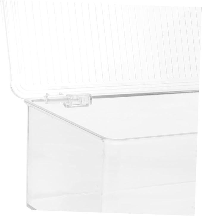 Portable DVD Storage Box with Lid, Dustproof PET Organizer | Large Capacity Container for CDs and Discs, Lightweight, Space Saving, Household Media Storage