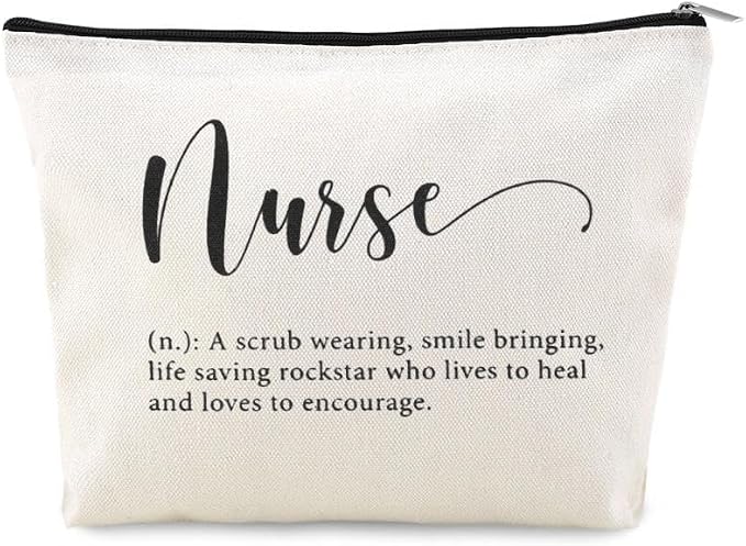 Nurse Gifts Bags for Women Small Nursing Tools Pouch Nurse Pocket Organizer Pouch Nursing School Supplies for Students Nurses Week Graduation Birthday Gifts for Nurses Makeup Bag Pen Pencil Pouches