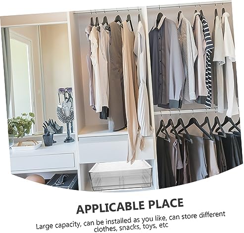Cabilock Dresser Organizer for Underwear and Socks Capacity Storage Bin Portable and Closet Organizer for Bras Panties and Items Stylish Design Grey