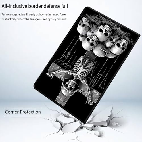 Bxgolkgd Tablet Case for Samsung Galaxy S10 Ultra 2024/S9 Ultra 2023/S8 Ultra 2022 14.6 Inch,Shockproof Stand Cover with Heat Dissipation,Auto Wake/Sleep Function,Skeleton Cross