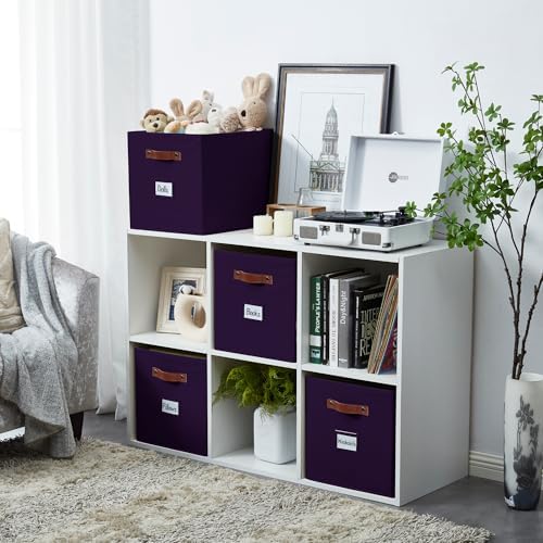 DECOMOMO Storage Bins, Storage Baskets for Shelves