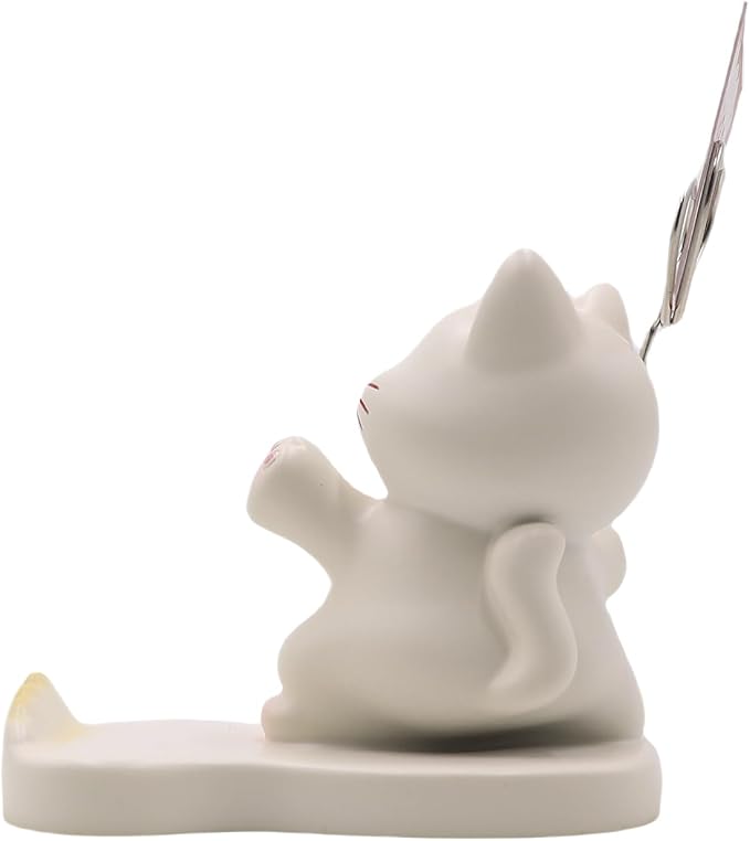 Cute Cat Phone Stand Cartoon Animal Pig Dog Phone Holder Desktop Phone Holder Stand Compatible with All Phones Cute Animal Desk Ornament