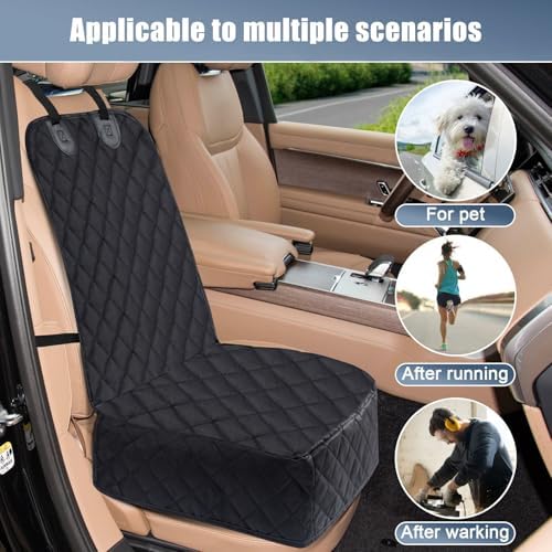 Front Dog Car Seat Cover for VW Amarok Caddy Taro Teramont, Water-Resistant Pet Seat Protector Non-Slip & Scratch-Resistant for Safe & Comfortable Travel