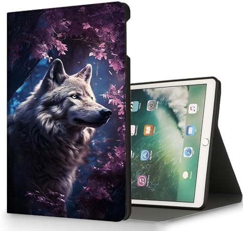 for Microsoft Surface Go 4/3/2/1-10.5" 2021 Tablet Case,Auto Wake/Sleep,Adjustable Stand Protective Cover - Wolf