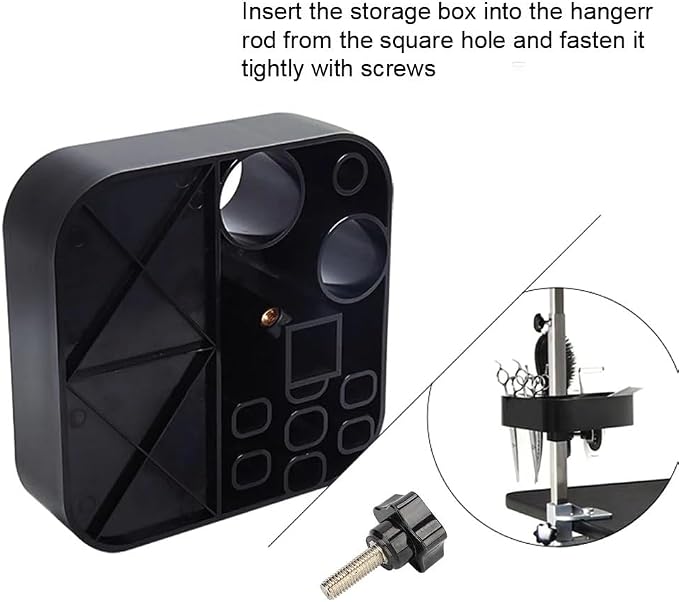 TaoxekoroPlastic Storage Box Brushes Organizer Pet Grooming Tools On the bracket Table Scissors Dog Comb Boxes Dog Cat Supplies