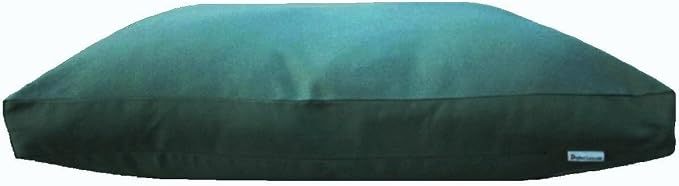 Dogbed4less XL Memory Foam Dog Bed Pillow with Waterproof Liner and Durable Pet Bed Canvas Cover 40X35 Inches, Olive Green