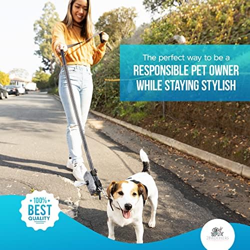 Premium Dog Poop Bag Holder for Leash - Convenient Dog Poop Bag Dispenser with Durable Design - Stylish Accessory for Easy Cleanup - Ideal for Dogs, Puppies, and Outdoor Walks - Pink