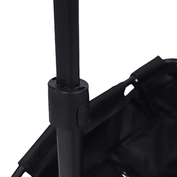 4 Wheel Pet Stroller, Pet Products Stroller Multifunctional Folding Pullable Pet Cart Portable Foldable Travel Jogger for Small Medium Dogs Cats Outdoor Camping Travel (Black)