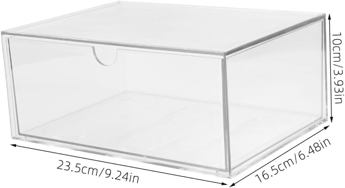 Veemoon Desk Organizer Drawer Type Storage Box Compartment Storage Case for Makeup Stationery and Office Supplies Efficient Categorization Adequate Space and Easy Cleaning