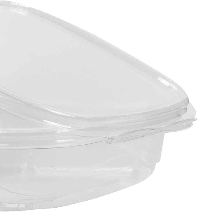 Karat [8oz -200 ct Small Clamshell Containers with Lids, For Berries, Fruits, Nuts, and Home Meal Prep - Clear Plastic Food Containers, Take Out Containers