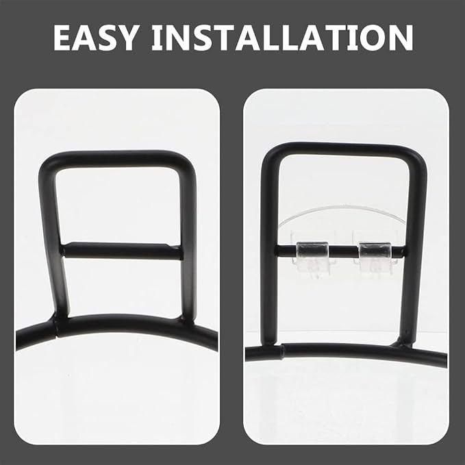 VILLCASE Pet Hanging Food Basin Rack 3-Pack Self-Adhesive Wall Brackets 4.92X4.92X2.75In Elevated Feeder for Cats and Small Dogs No Spill Dog Bowl Holder