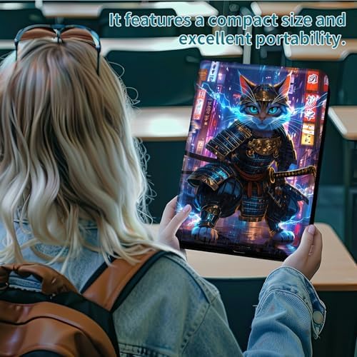 Case for Samsung Galaxy Tab S5e 10.5" 2019 SM-T720/725, 360 Degree Rotating Stand with Multi-Angle Vertical & Horizontal Viewing Shockproof Protective Shell for Women Men, Blue Flame Cat