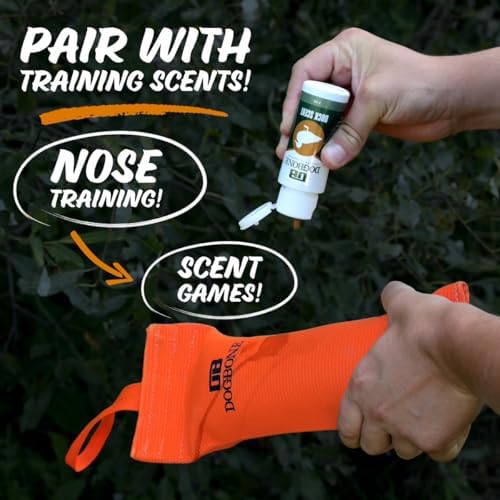 DogBone Firehose Dog Bumper for Hunting & Sporting Dog Training - Perfect Floating Dummy for Water Retrieving & Fetch - Ideal Canvas Alternative for Puppies or Adult Retrievers & Includes Throw Loop