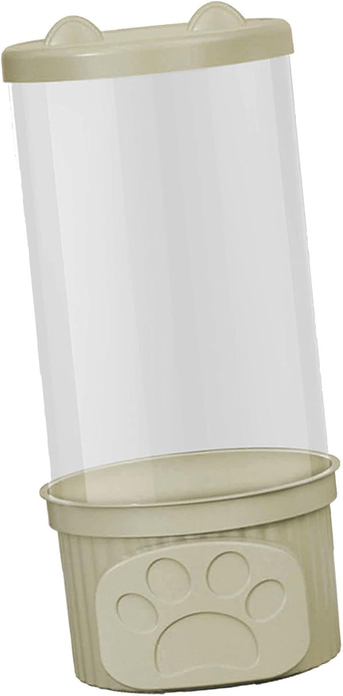 Derefine Toy Storage Container, PET Transparent Cylinder Plush Toy Display Bucket with PP Lid, Multifunctional Sturdy Durable Storage Organizer for Home Organization(Green)