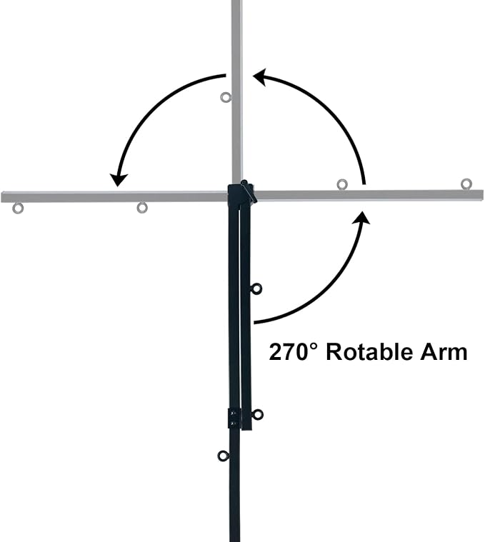 Pet Grooming arm with clamp for Large and Small Dogs - 35 inch Height Adjustable and Free Two No Sit Haunch Holder,Black