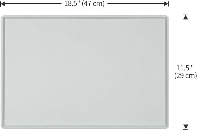 Silicone Dog Food Mat Waterproof Pet Feeding Tray for Small Medium Dogs