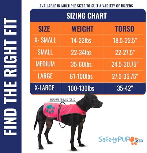 Reflective Dog Vest, Hi Vis Safety Gear for Low-Light Morning & Night Walks