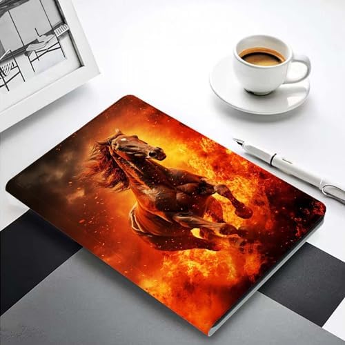 for Samsung Galaxy Tab S9 11" 2023(SM-X710/X716B/X718U) Tablet Case,Premium Leather Folio Stand Auto Wake/Sleep,Multiple Viewing Stand,Running Horse