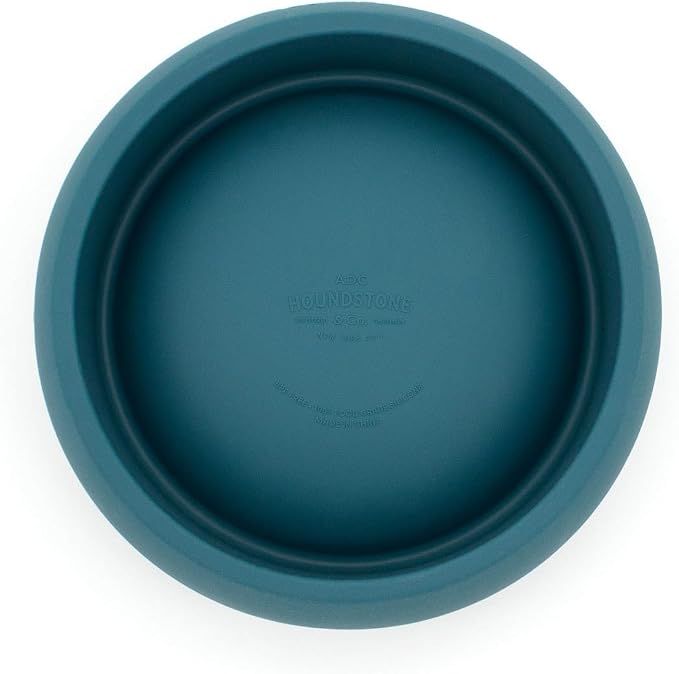 Houndstone Silicone Dog Bowl, BPA Free, 1 Cup Capacity, Non-Slip Base, Dishwasher Safe (Caribbean Seas)