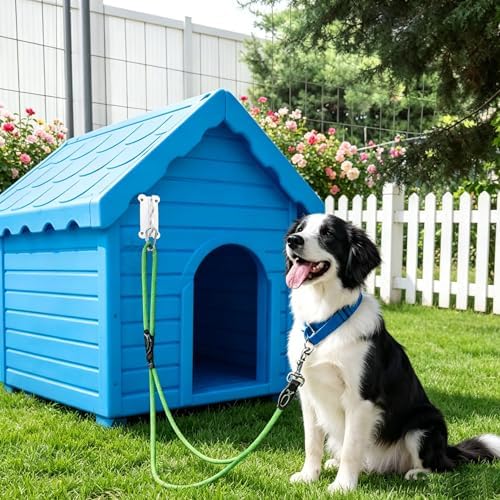 ESPETS Dog White Tie Out Wall Hook Anchor, Secure Dog Leash Holder