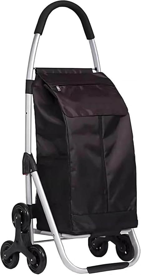 Shopping Carts for Groceries Rolling Utility Cart, Waterproof Removable Canvas Bag for Laundry Grocery, Shopping, Baggage, Picnic(E)