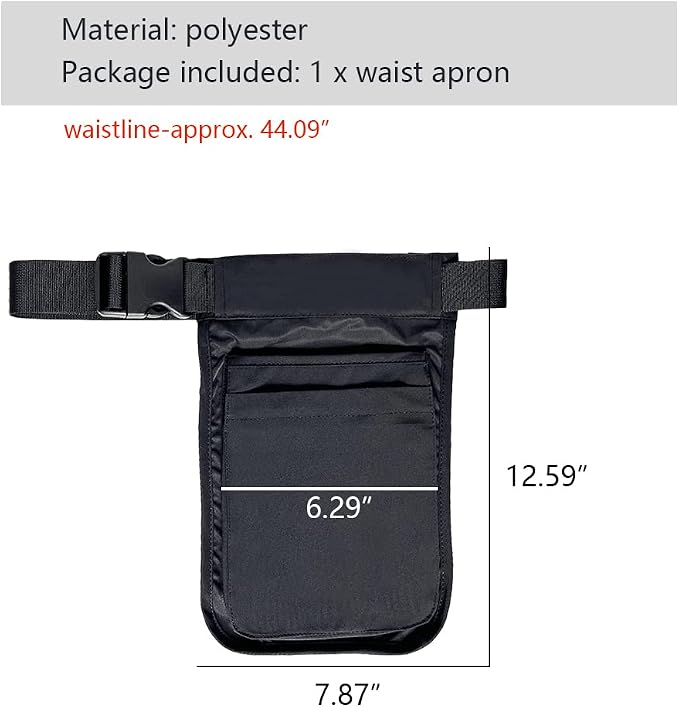 OLizee® Adjustable Waist Apron with Buckle Dog Trainer Apron Dog Trainer Clothing Waitress Apron Hair Stylist Apron