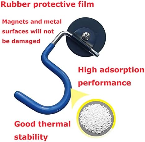 XXHong 2PCS Broom Holder Magnetic Broom Hooks Do Not Require Drilling Warehouse Kitchen Refrigerator Metal Surface Suitable Broom Holder Wall Mount