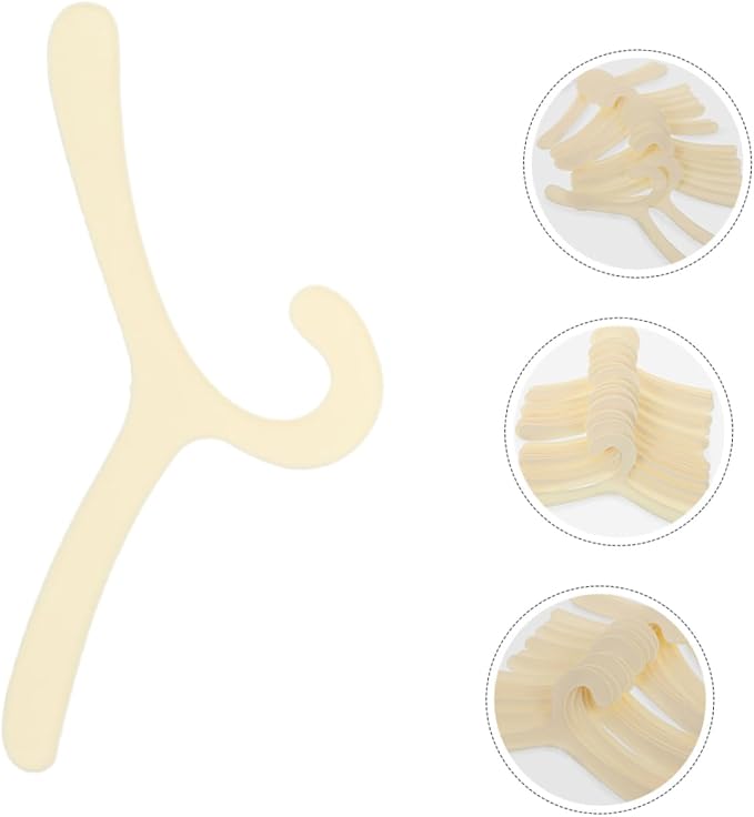 LIOOBO 12pcs Cute Functional Pet Apparel Hangers Dog and Cat Hangers Small Pet Clothes Rack Wardrobe Organizers