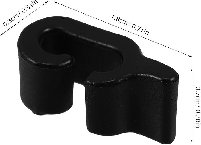 Unomor 40pcs Crate Door Buckles Heavy Duty Wire Clips for Pet Enclosures Cat Dog Rabbit Secure Latches Easy to Assemble Black