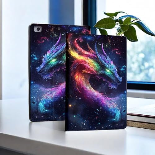 for Microsoft Surface Go 4/3/2/1-10.5" 2021 Tablet Case,Auto Wake/Sleep,Adjustable Stand Protective Cover - Cute Dragon